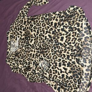 Sew In Love Animal Print Top